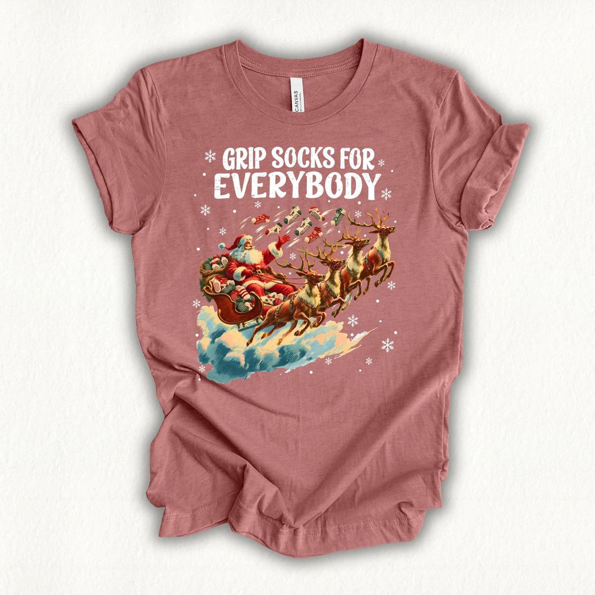 Santa Grip Socks T-shirt