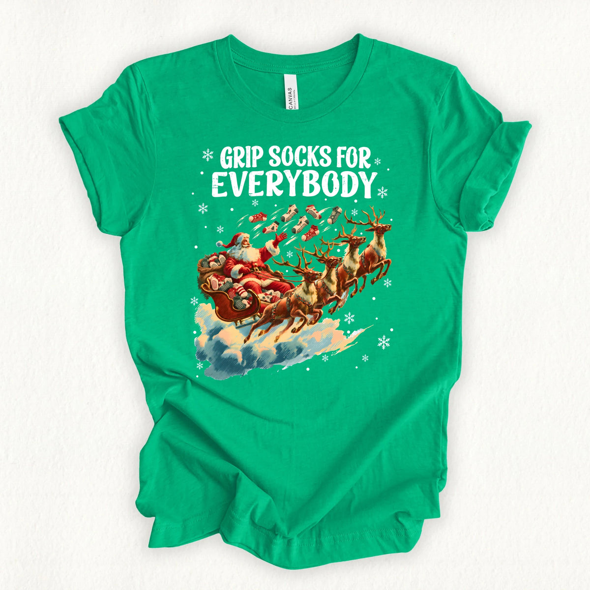Santa Grip Socks T-shirt