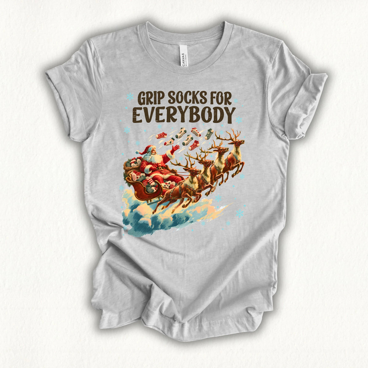 Santa Grip Socks T-shirt