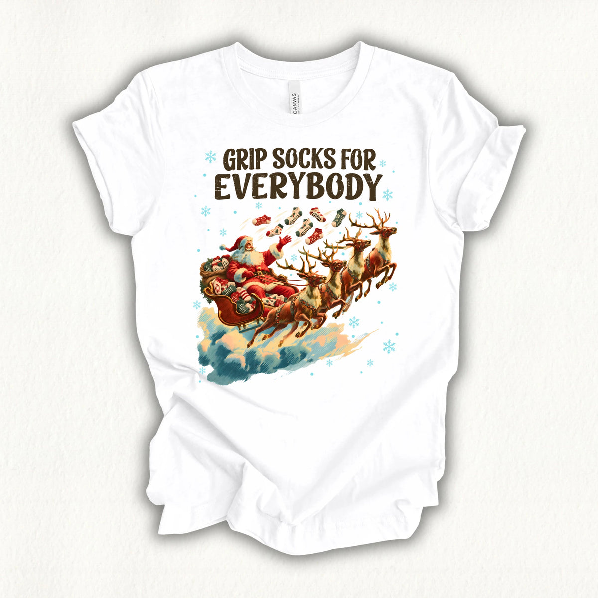 Santa Grip Socks T-shirt