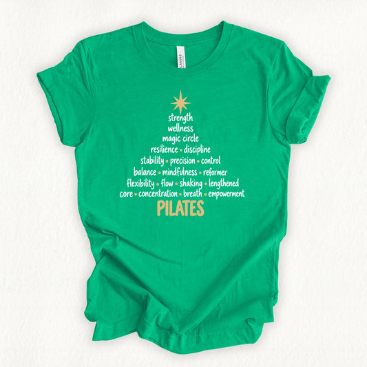 Pilates Christmas Tree T-shirt
