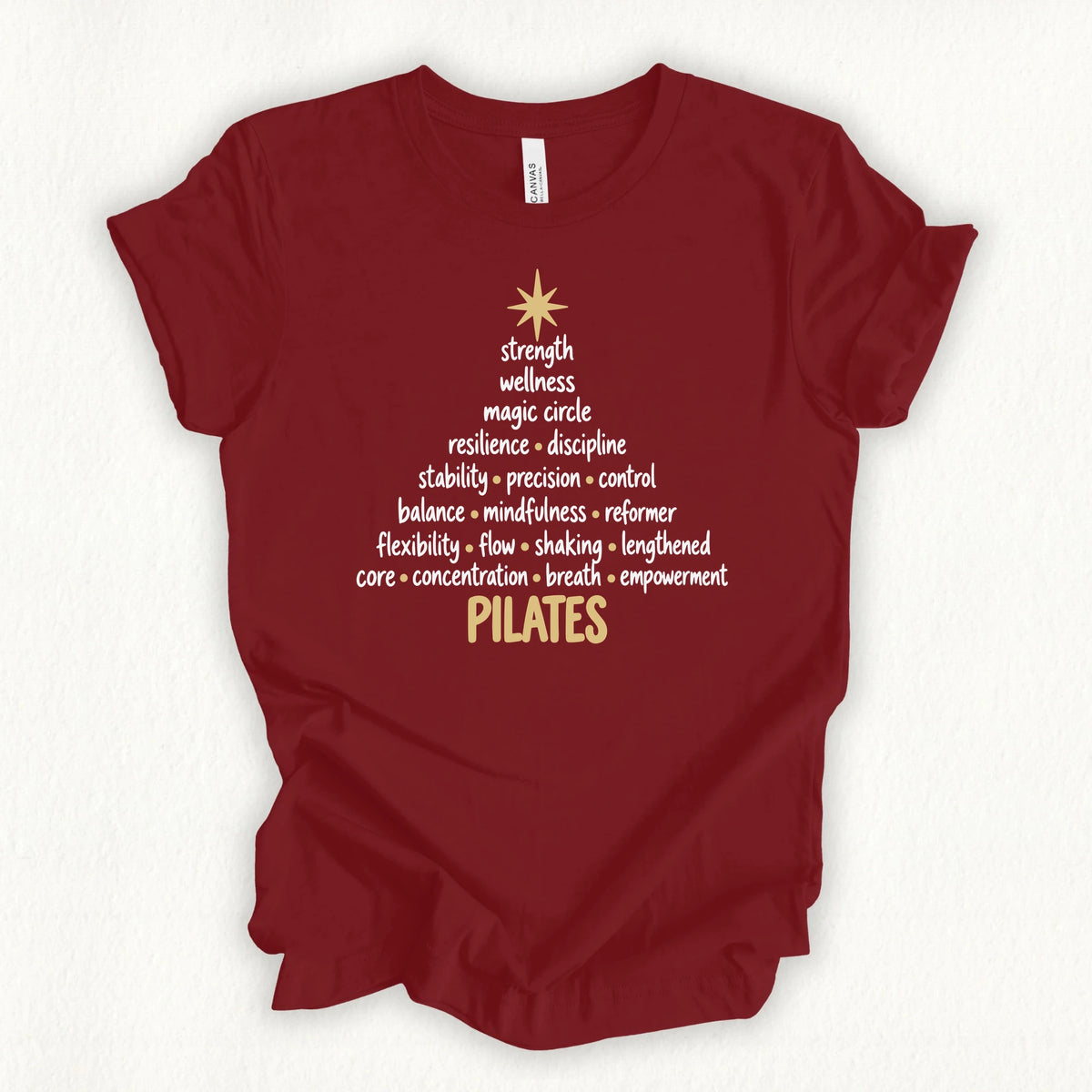 Pilates Christmas Tree T-shirt