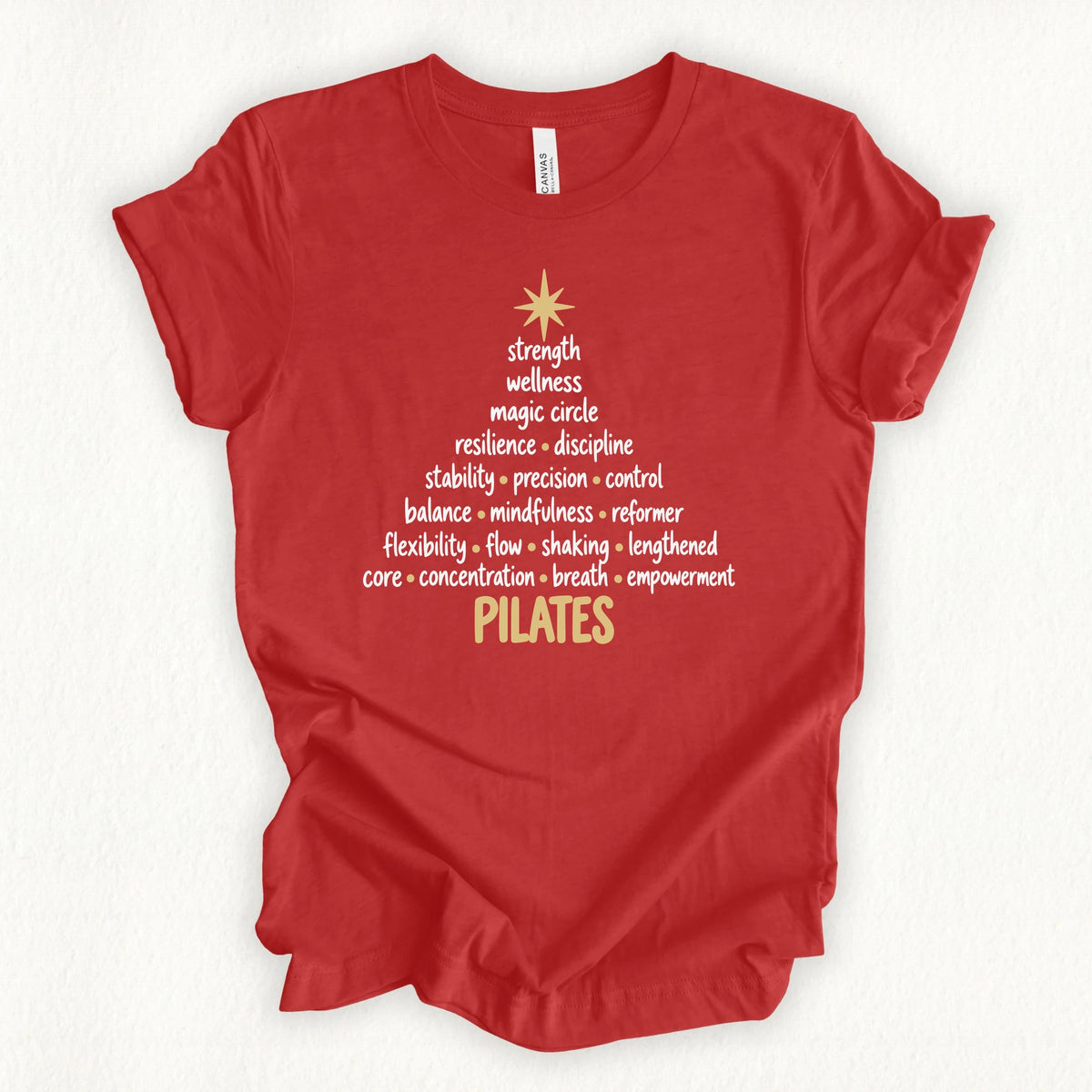 Pilates Christmas Tree T-shirt