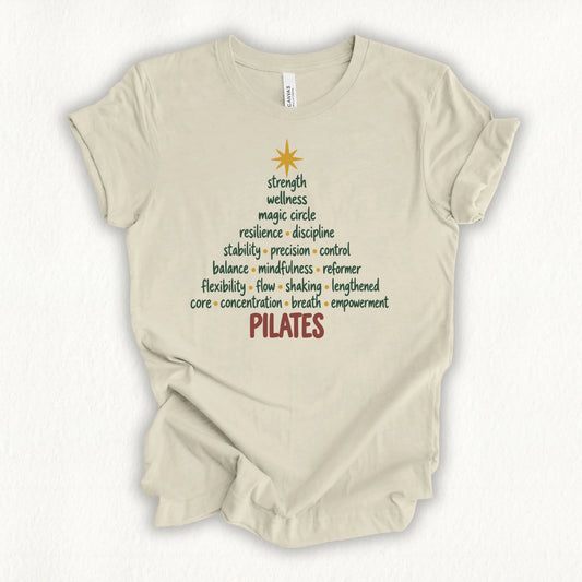 Pilates Christmas Tree T-shirt