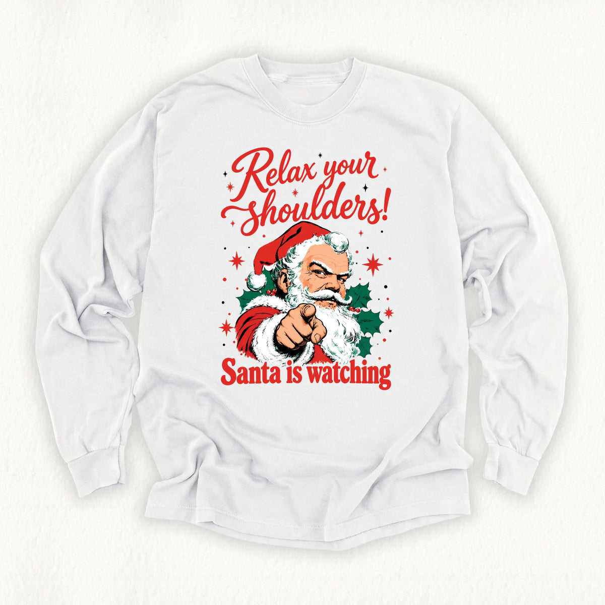 Relax Shoulders Long Sleeve T-shirt