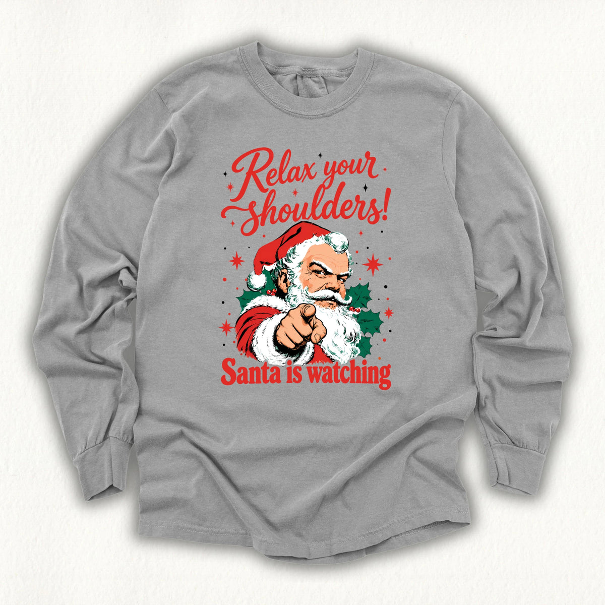 Relax Shoulders Long Sleeve T-shirt
