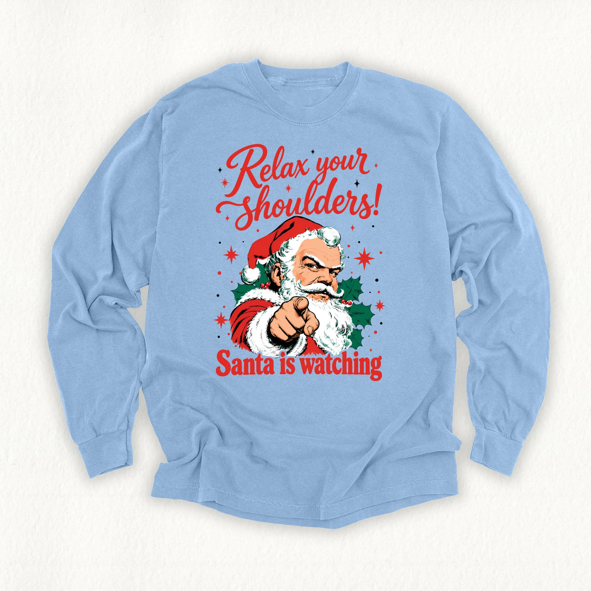 Relax Shoulders Long Sleeve T-shirt