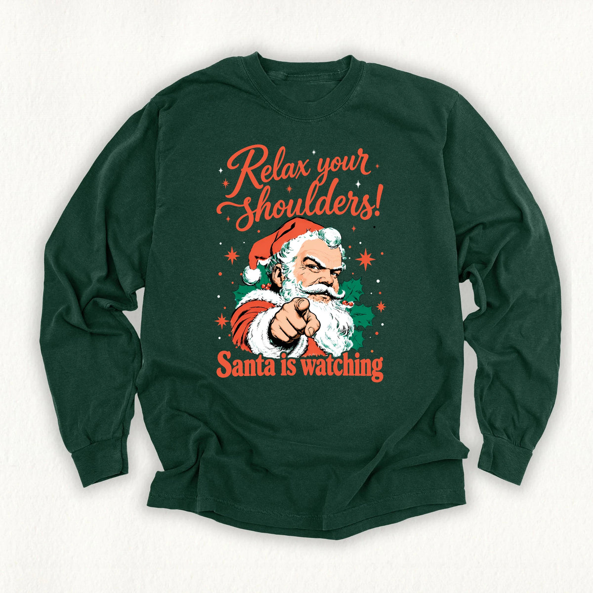 Relax Shoulders Long Sleeve T-shirt