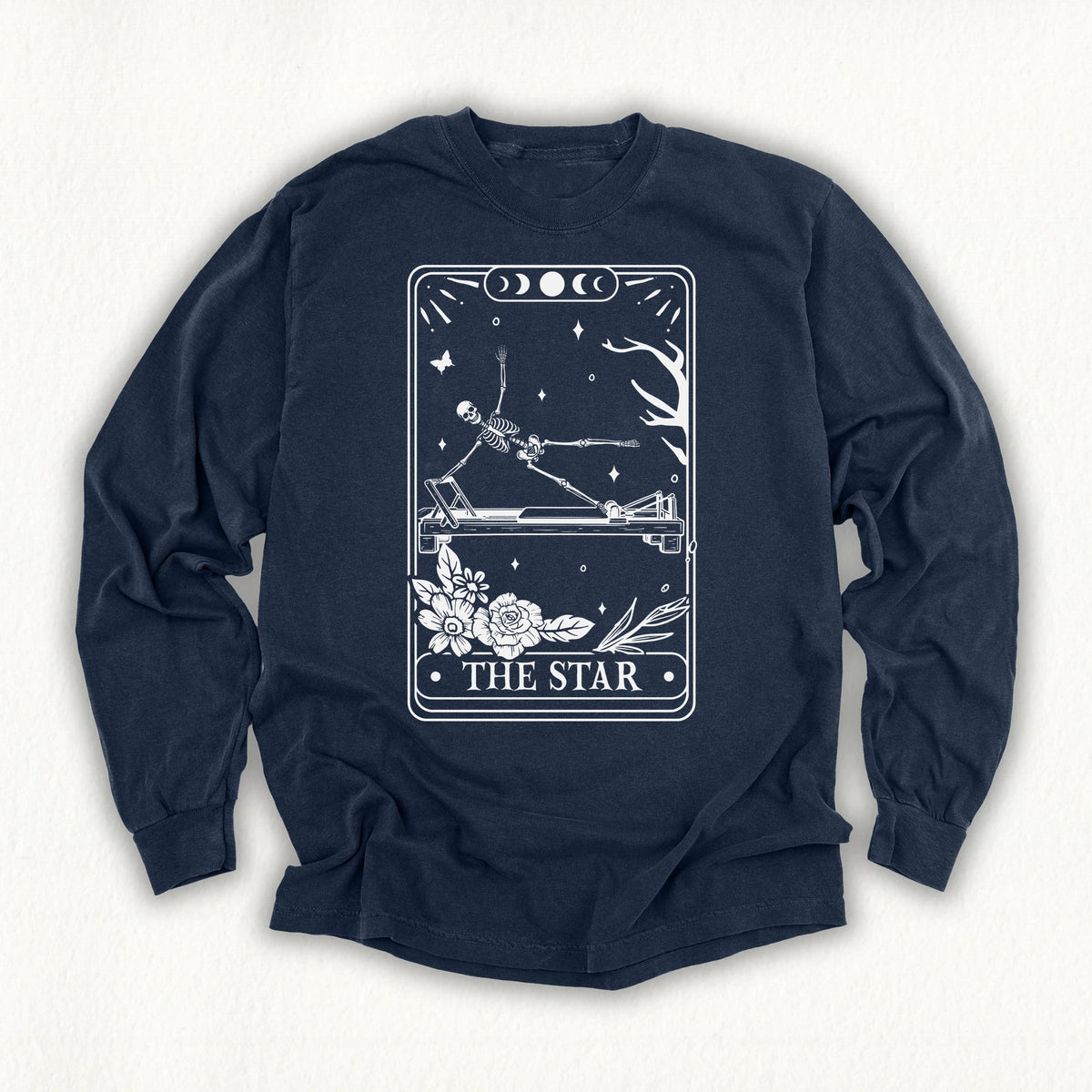 The Star Tarot Card Long Sleeve T-shirt