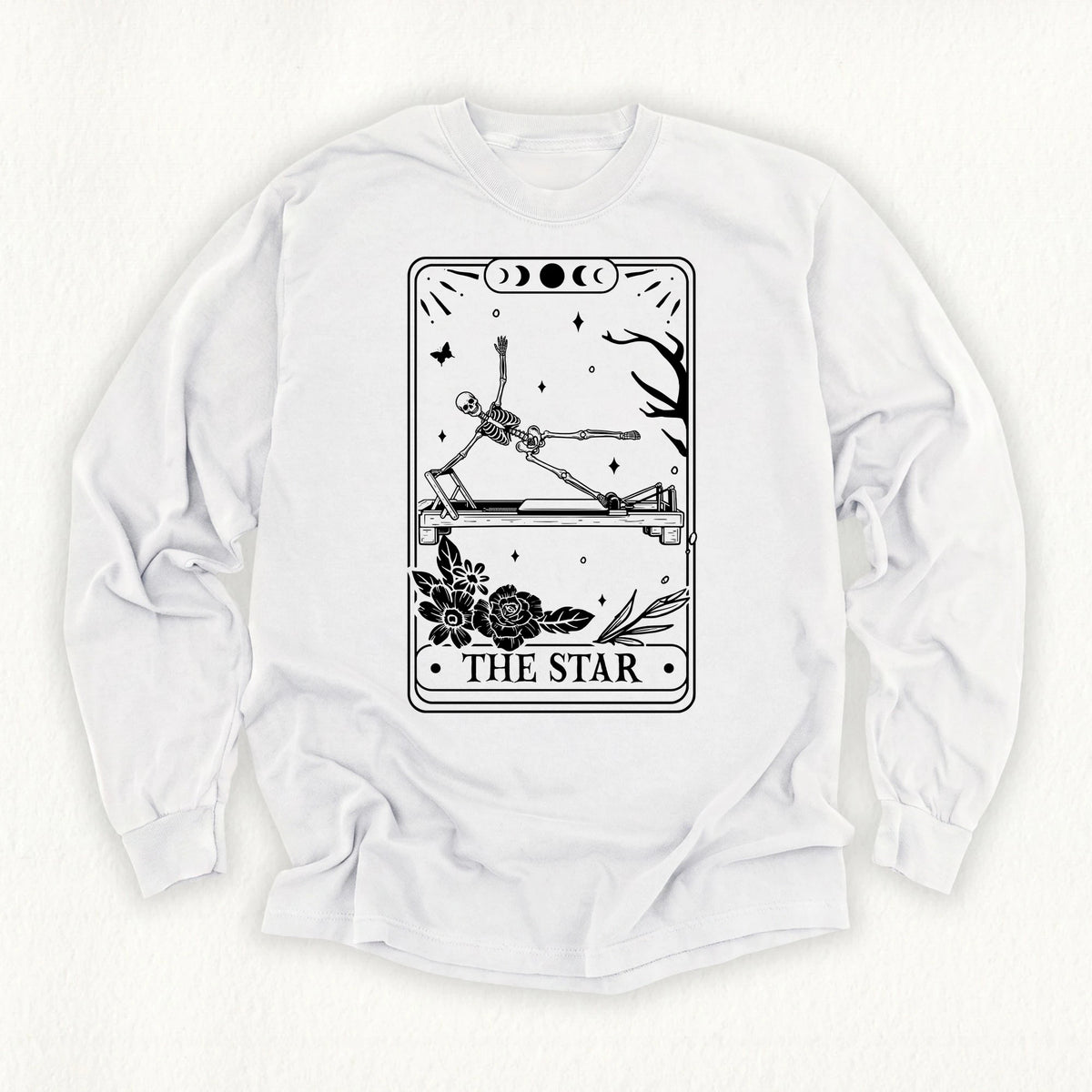 The Star Tarot Card Long Sleeve T-shirt