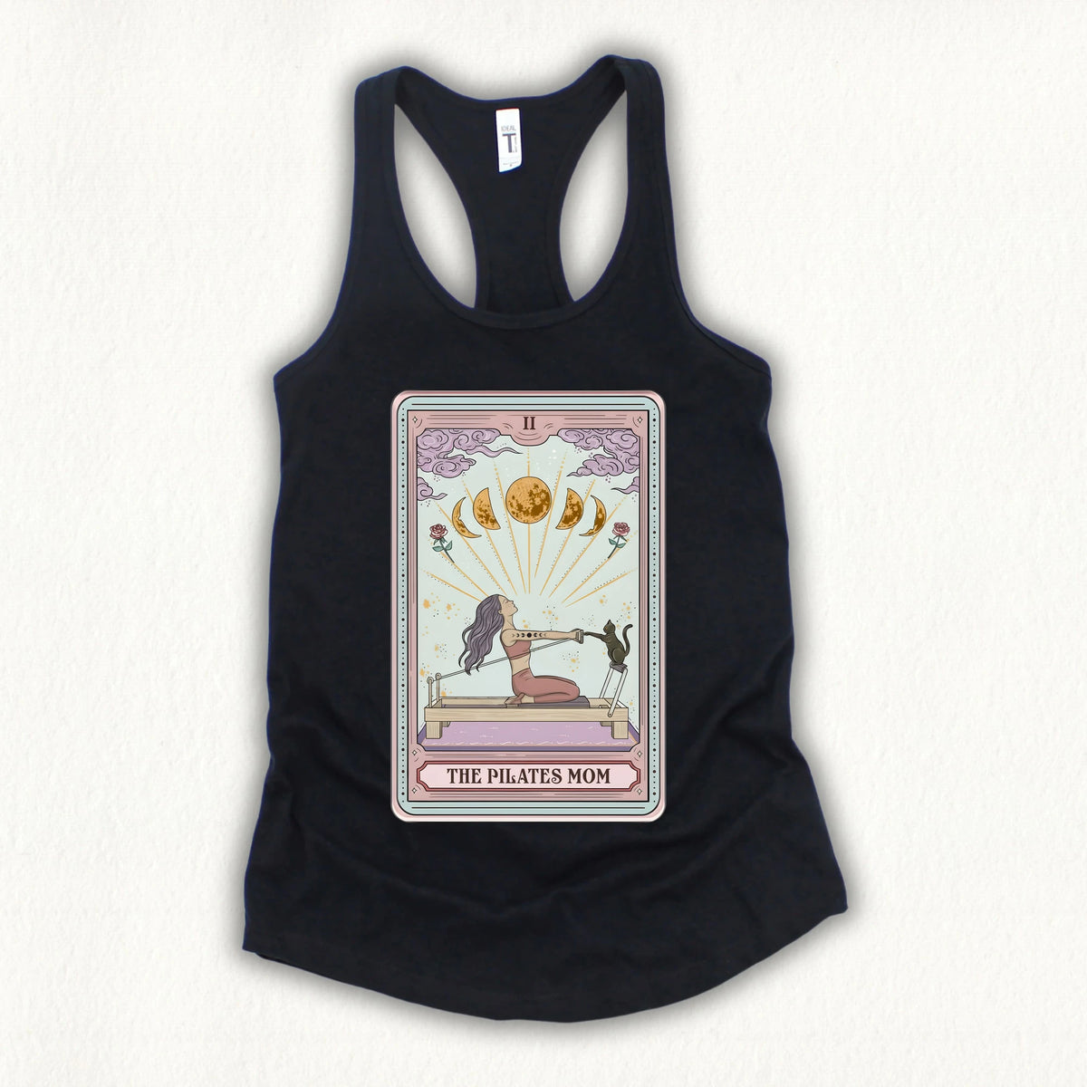The Pilates Mom Tarot Card Tank Top