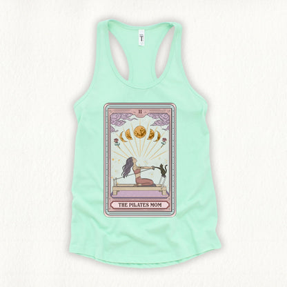 The Pilates Mom Tarot Card Tank Top