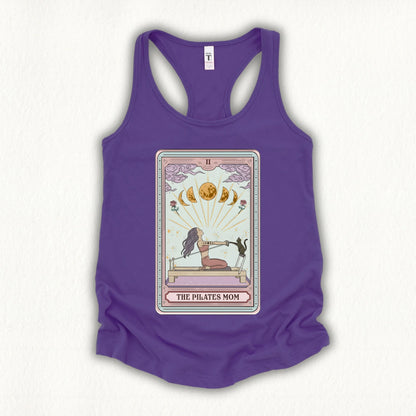 The Pilates Mom Tarot Card Tank Top