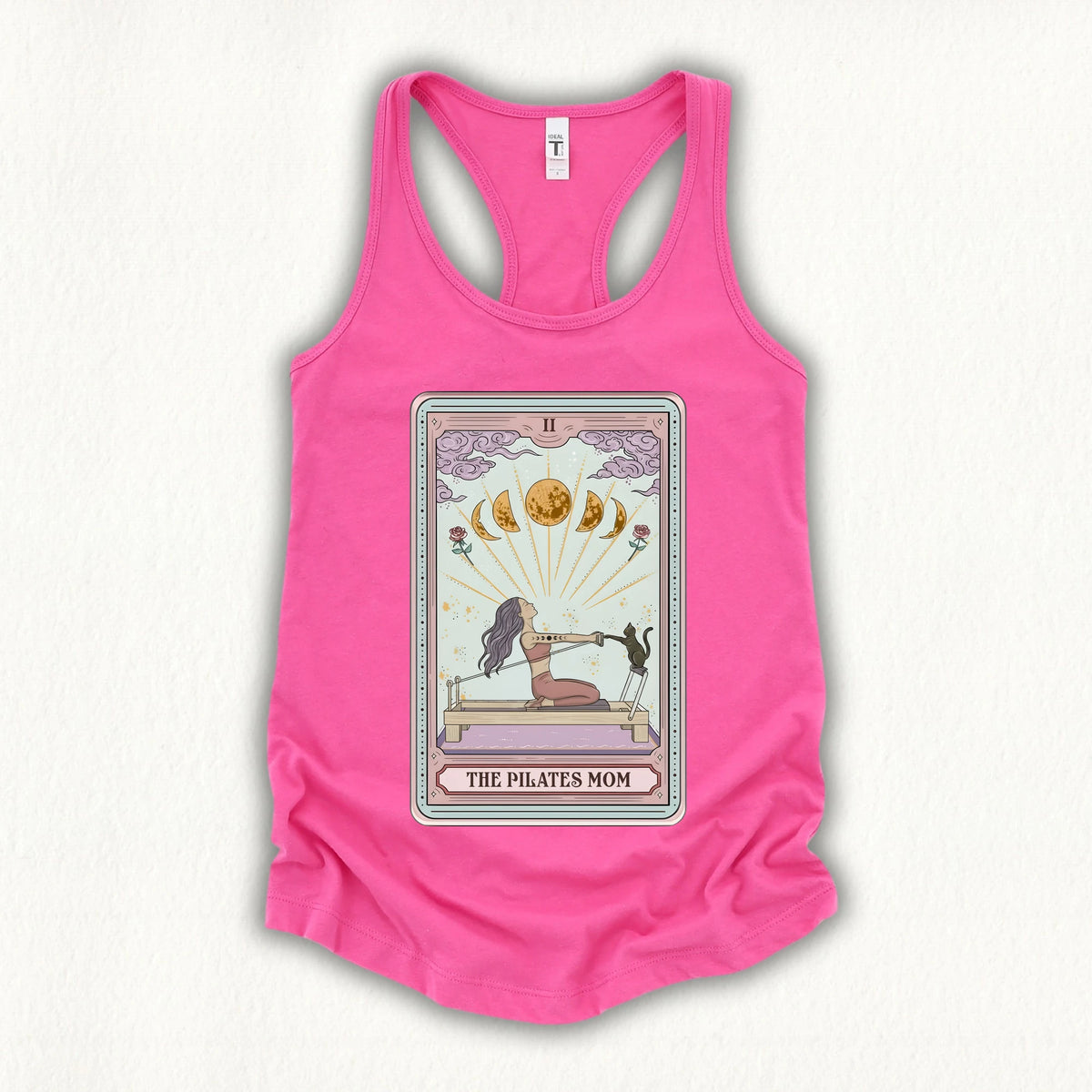 The Pilates Mom Tarot Card Tank Top