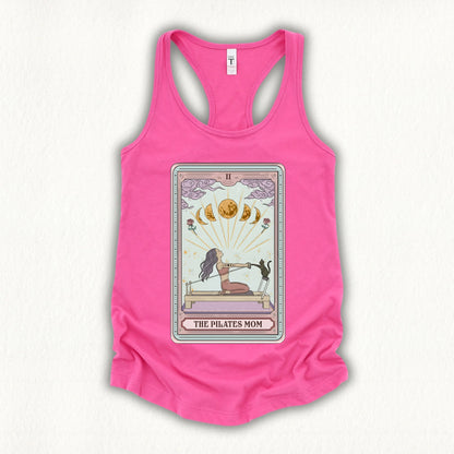 The Pilates Mom Tarot Card Tank Top