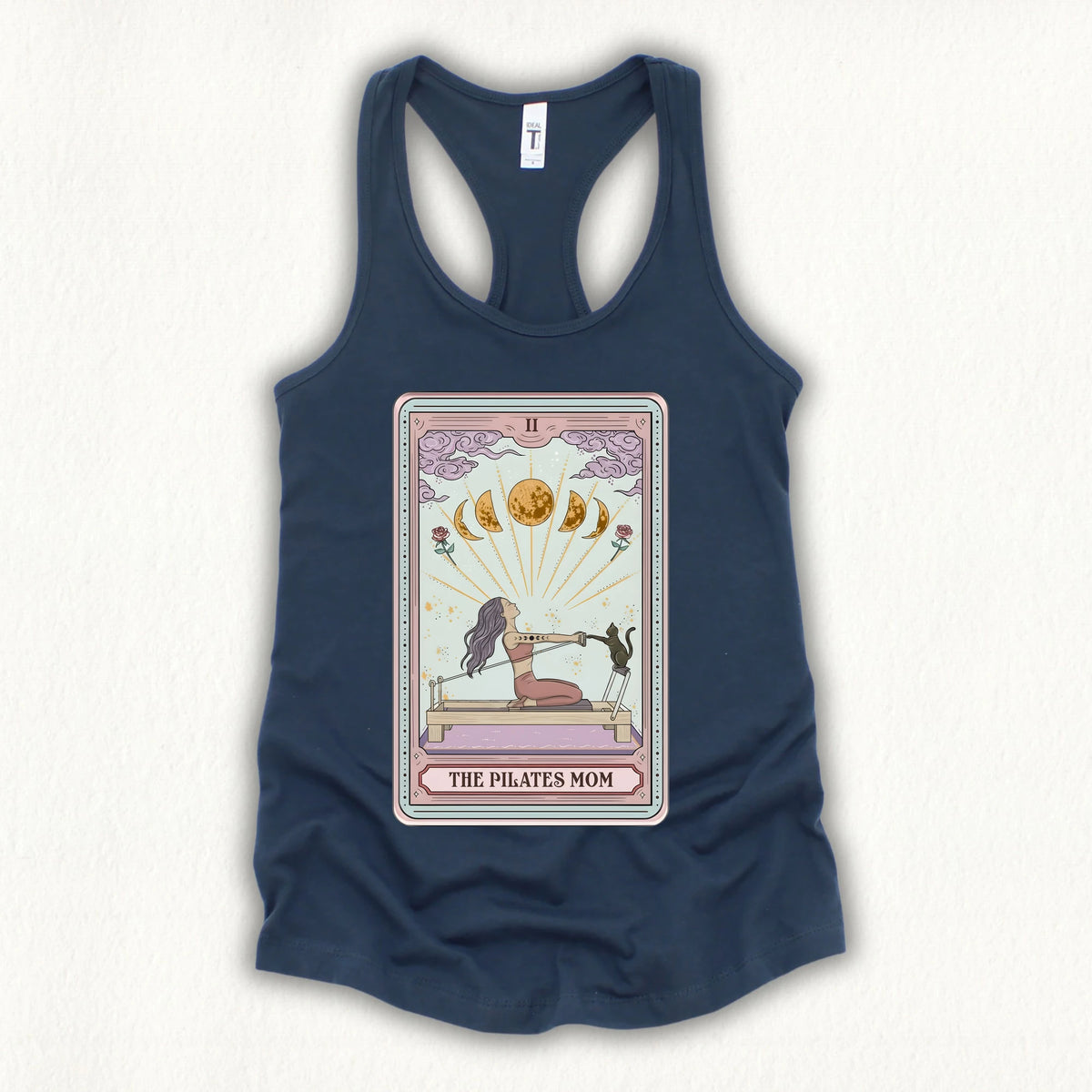 The Pilates Mom Tarot Card Tank Top