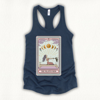 The Pilates Mom Tarot Card Tank Top