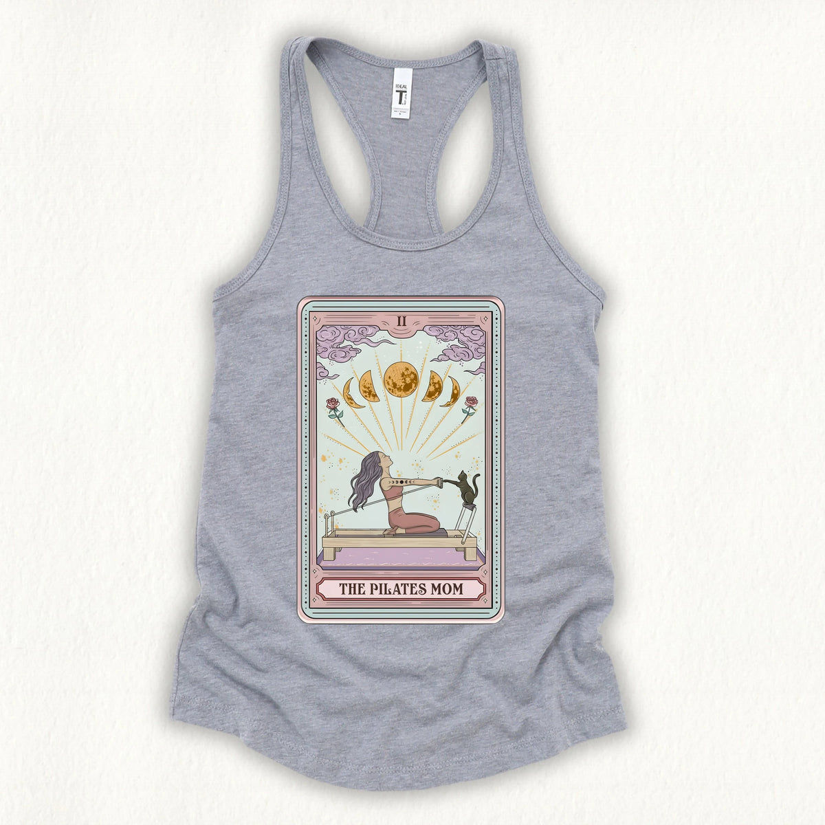 The Pilates Mom Tarot Card Tank Top