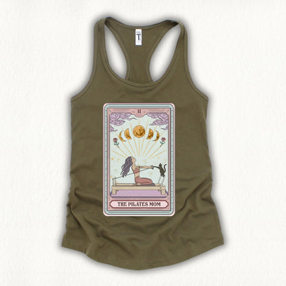 The Pilates Mom Tarot Card Tank Top