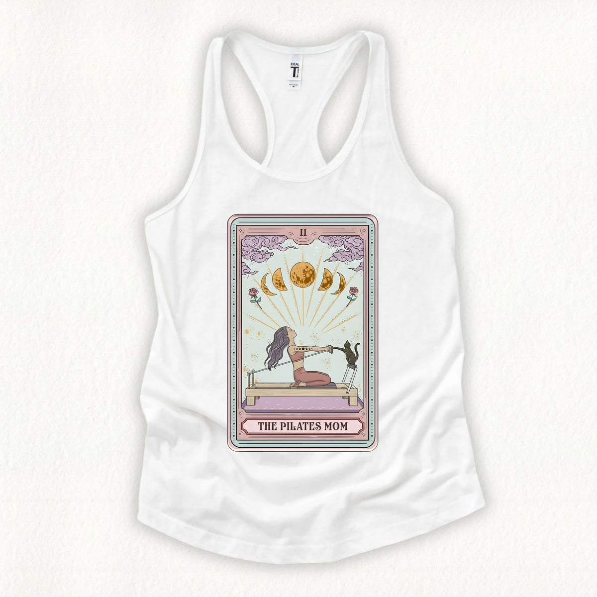The Pilates Mom Tarot Card Tank Top