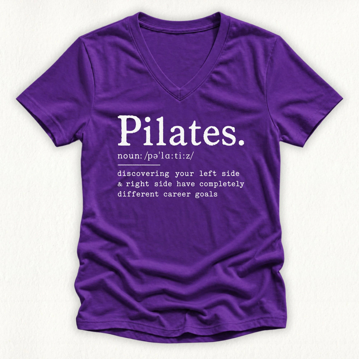 Pilates Definition Lady V-neck