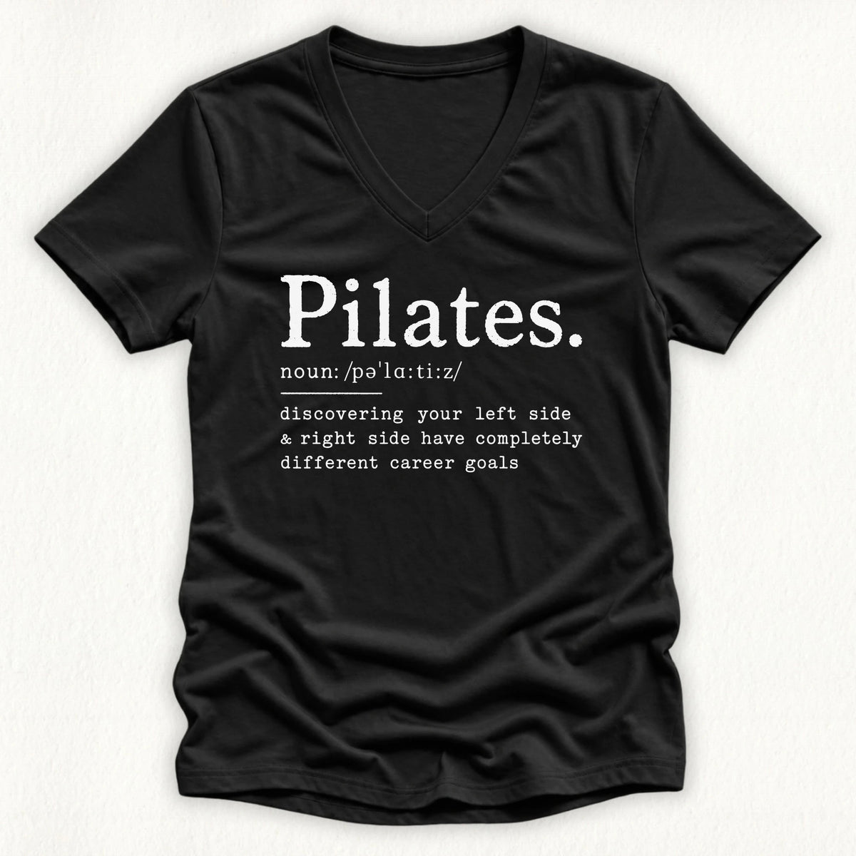 Pilates Definition Lady V-neck
