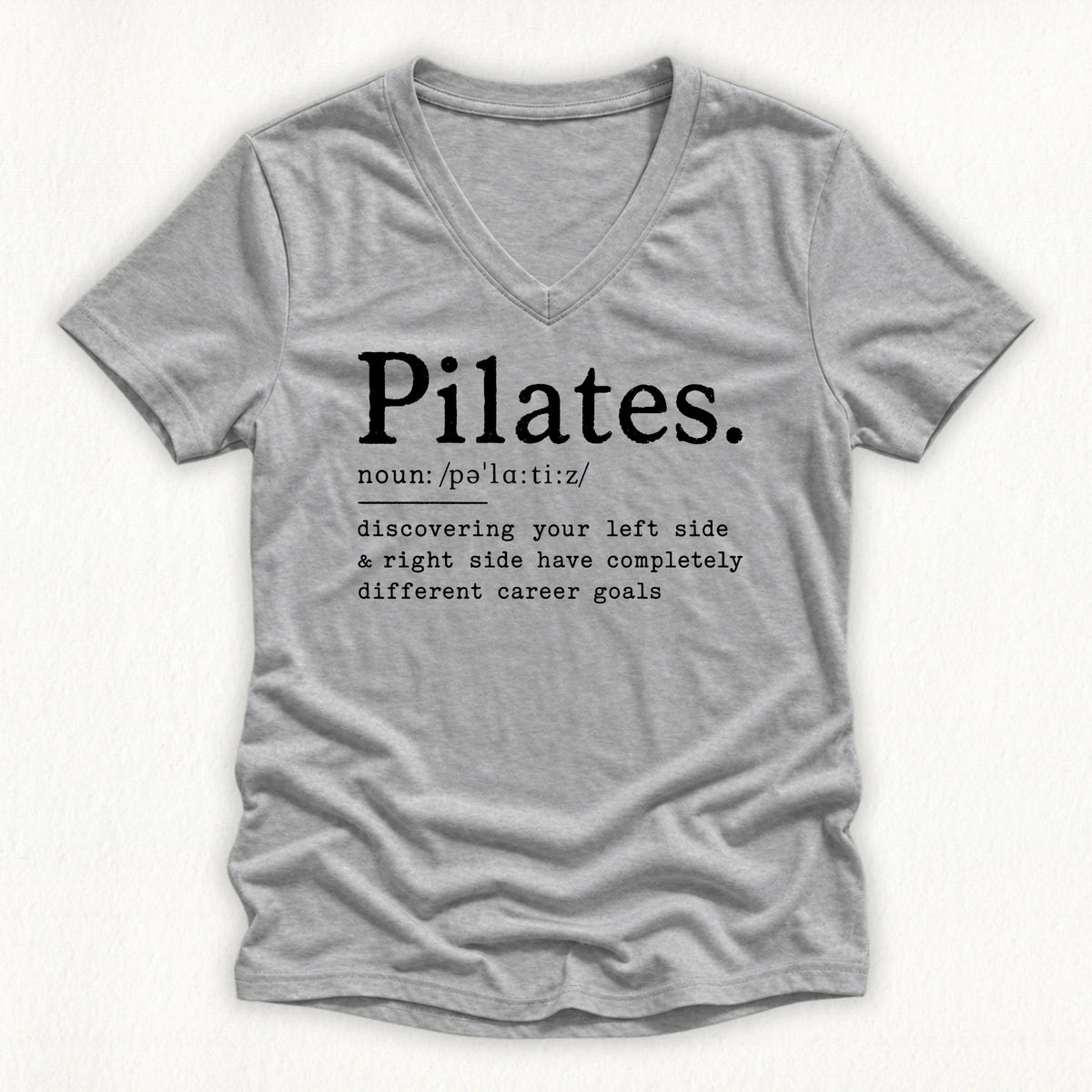 Pilates Definition Lady V-neck