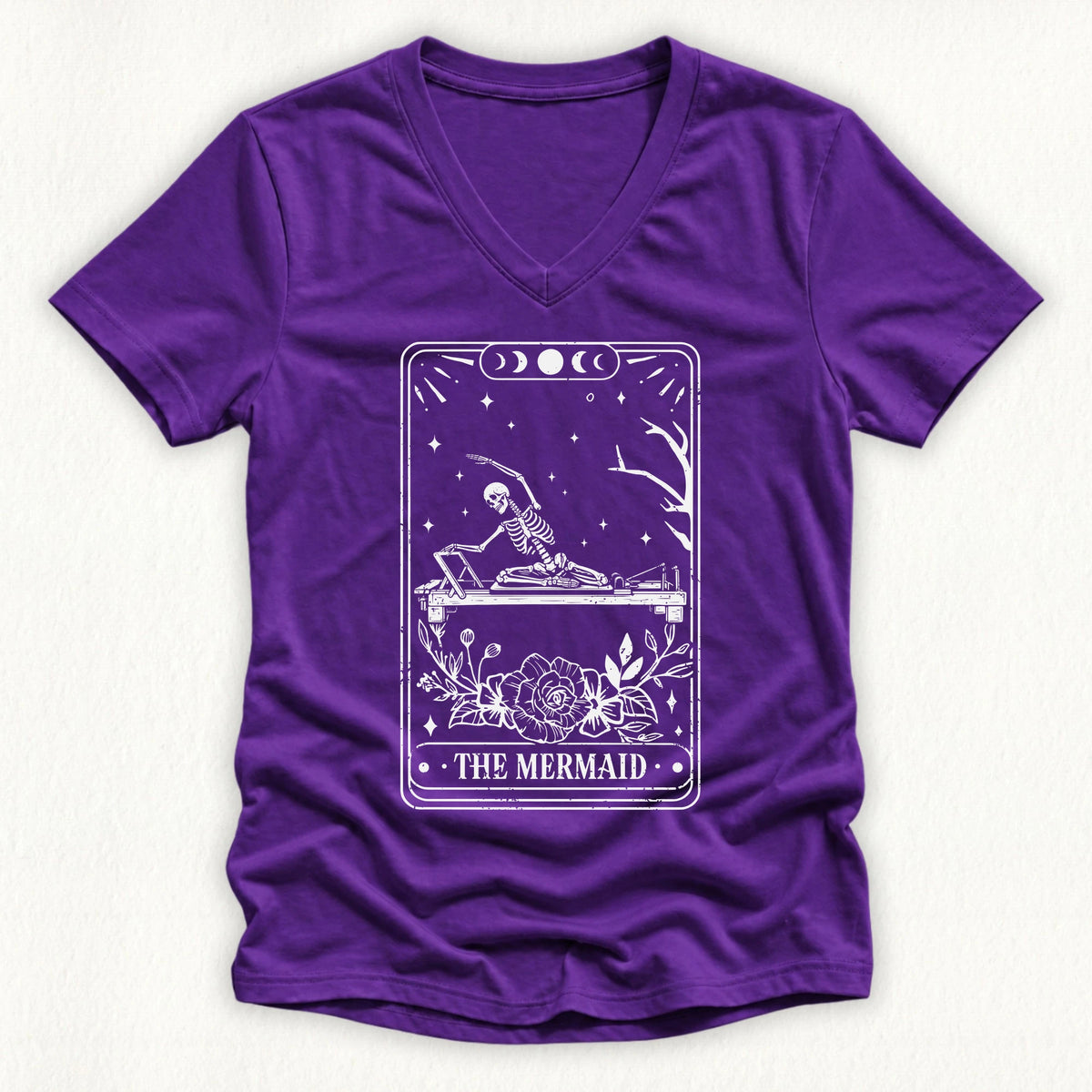The Mermaid Tarot Card Lady V-neck
