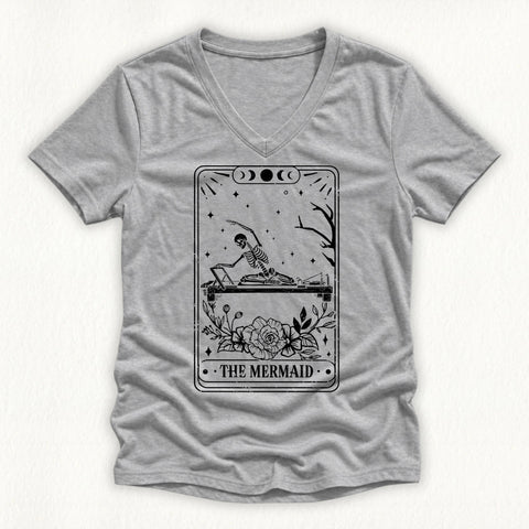 The Mermaid Tarot Card Lady V-neck