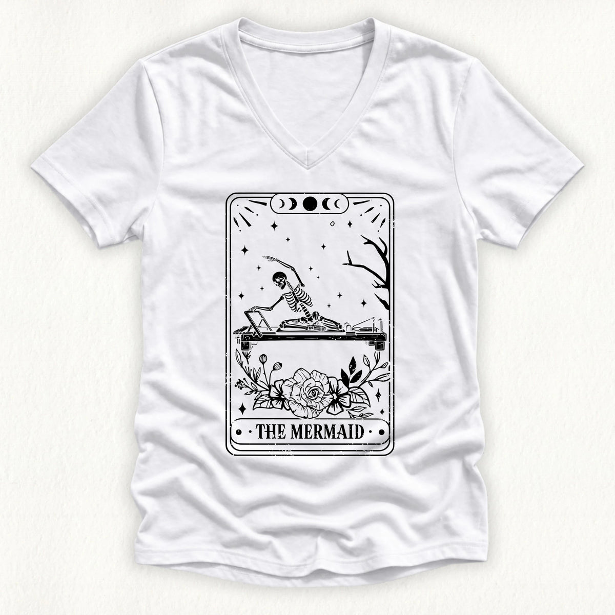 The Mermaid Tarot Card Lady V-neck