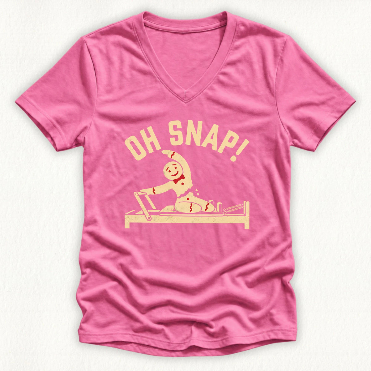 Gingerbread Snap Lady V-neck