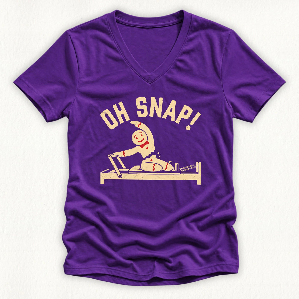 Gingerbread Snap Lady V-neck