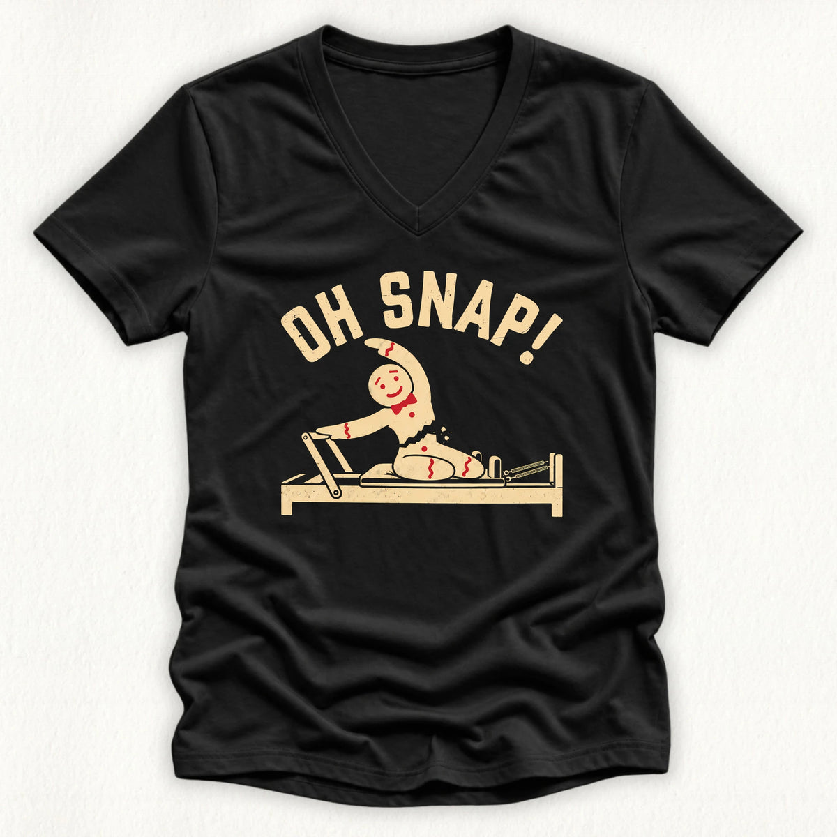 Gingerbread Snap Lady V-neck