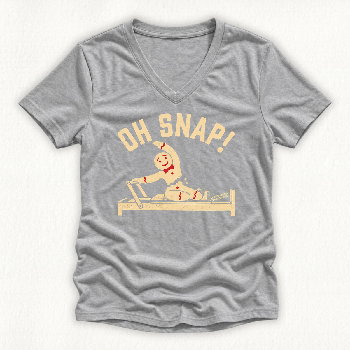 Gingerbread Snap Lady V-neck