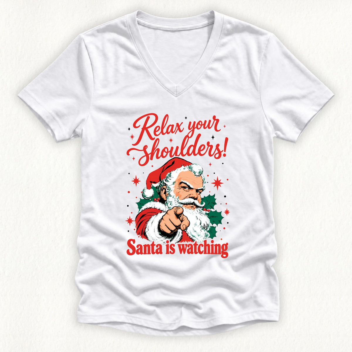 Relax Shoulders Lady V-neck