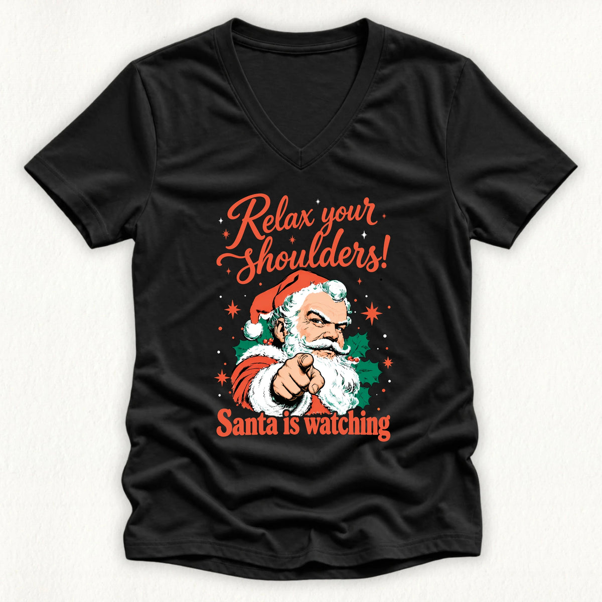 Relax Shoulders Lady V-neck
