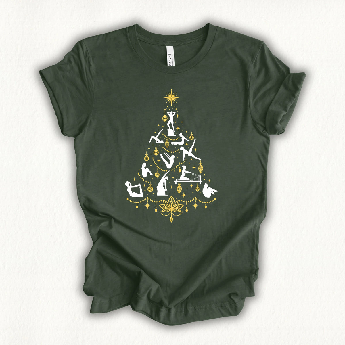 Pilates Poses Tree T-shirt