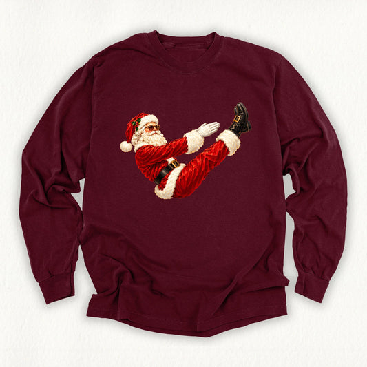 Santa Teaser Long Sleeve T-shirt