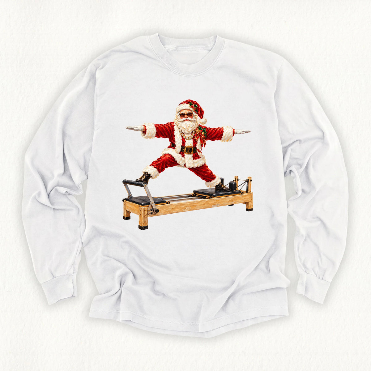 Santa Reformer Side Splits Long Sleeve T-shirt
