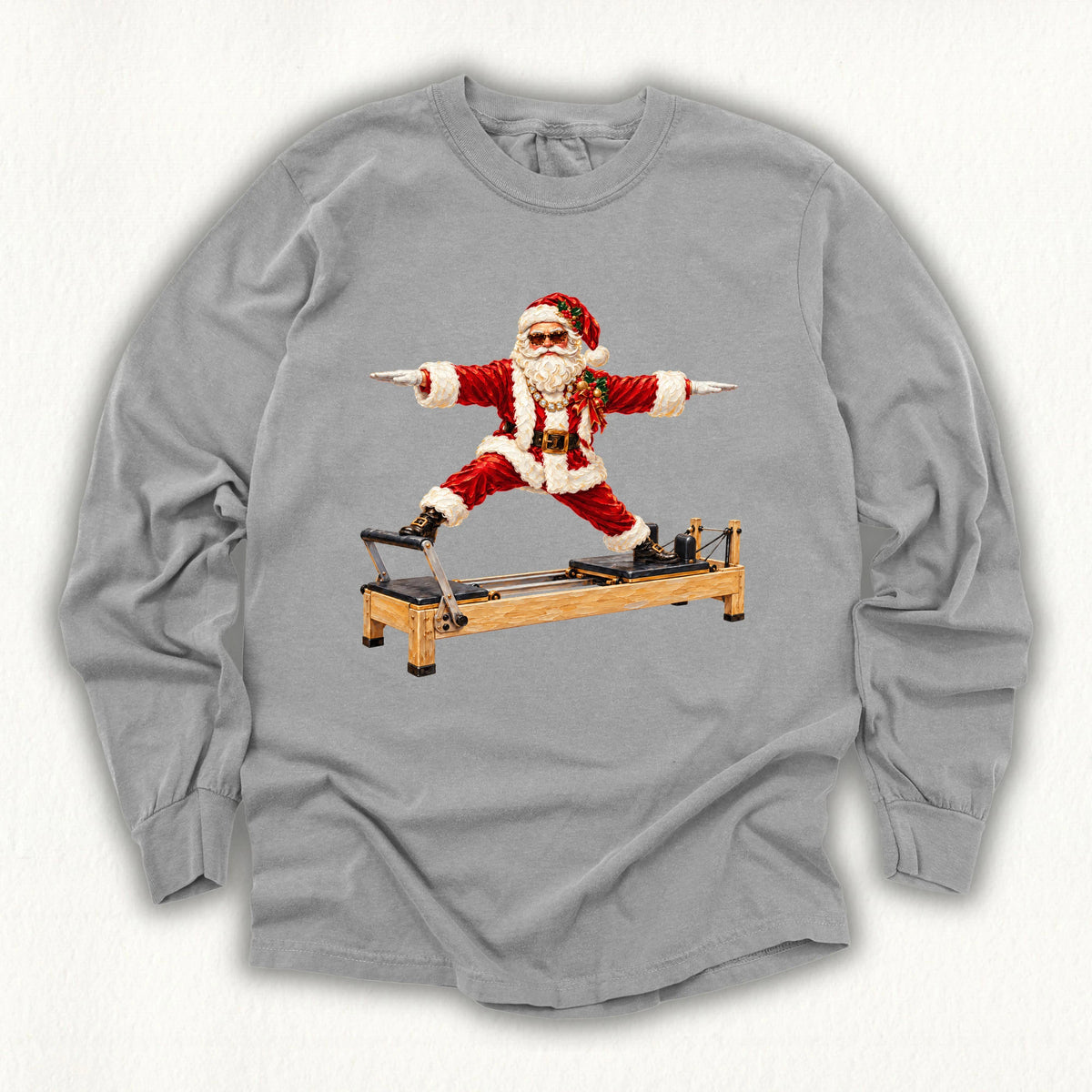 Santa Reformer Side Splits Long Sleeve T-shirt