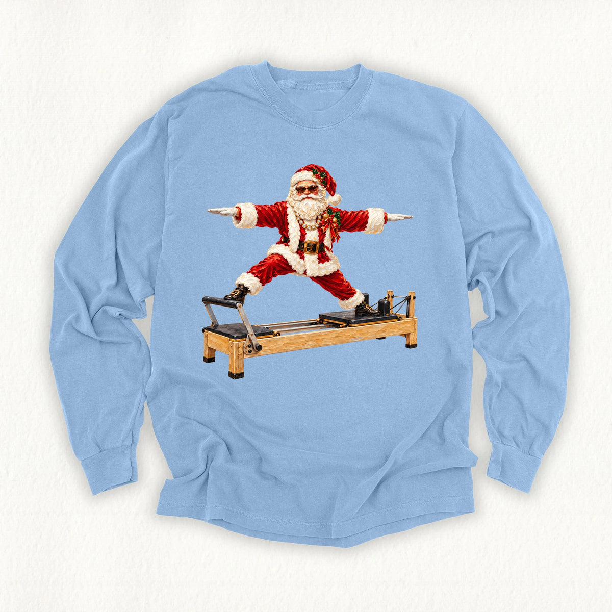 Santa Reformer Side Splits Long Sleeve T-shirt