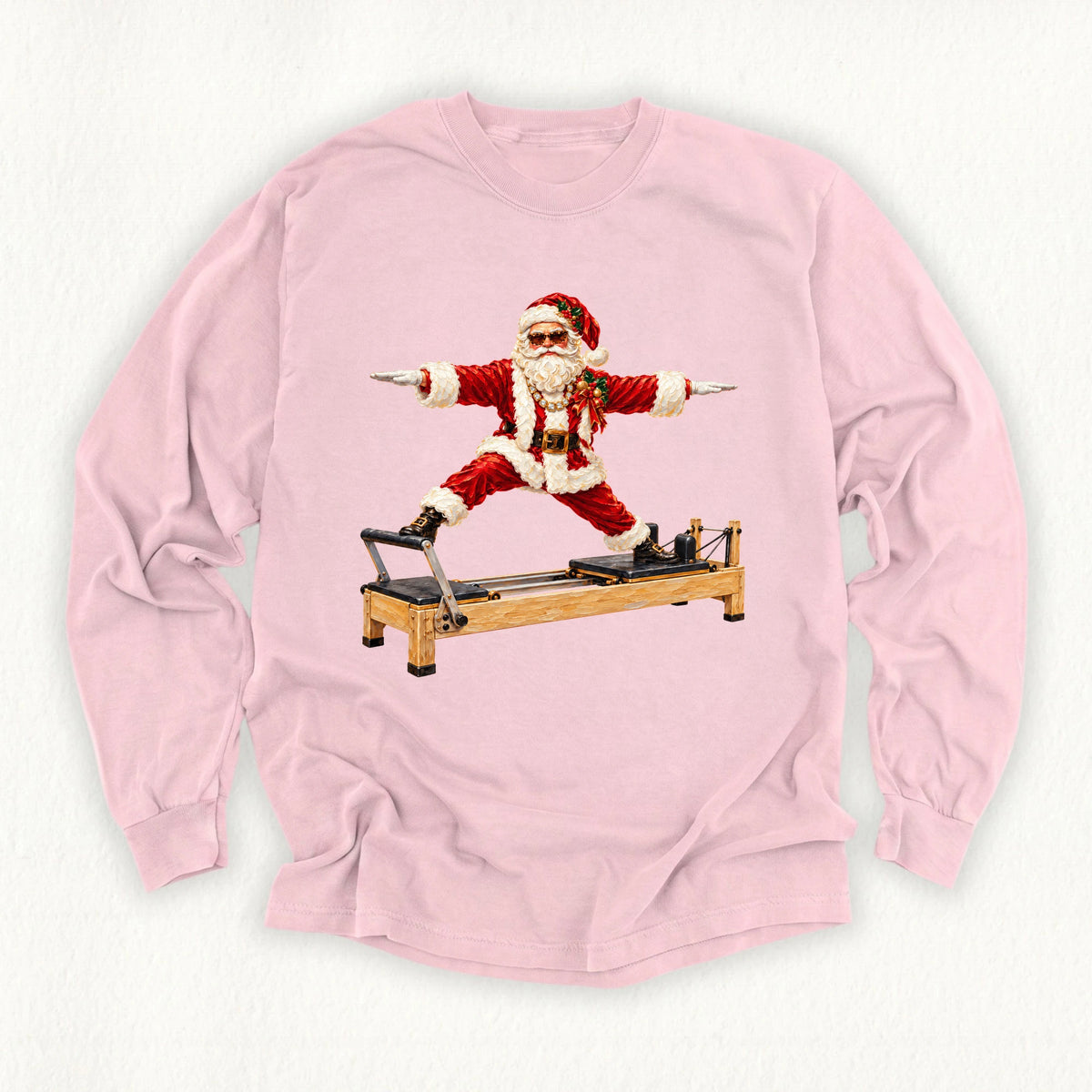 Santa Reformer Side Splits Long Sleeve T-shirt