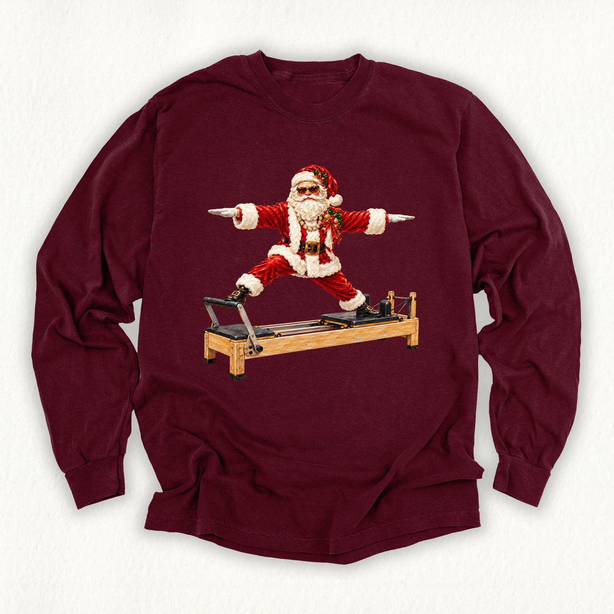 Santa Reformer Side Splits Long Sleeve T-shirt