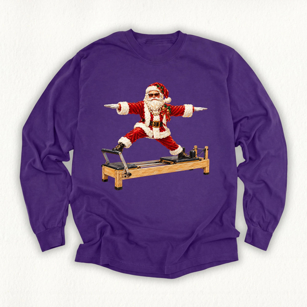 Santa Reformer Side Splits Long Sleeve T-shirt