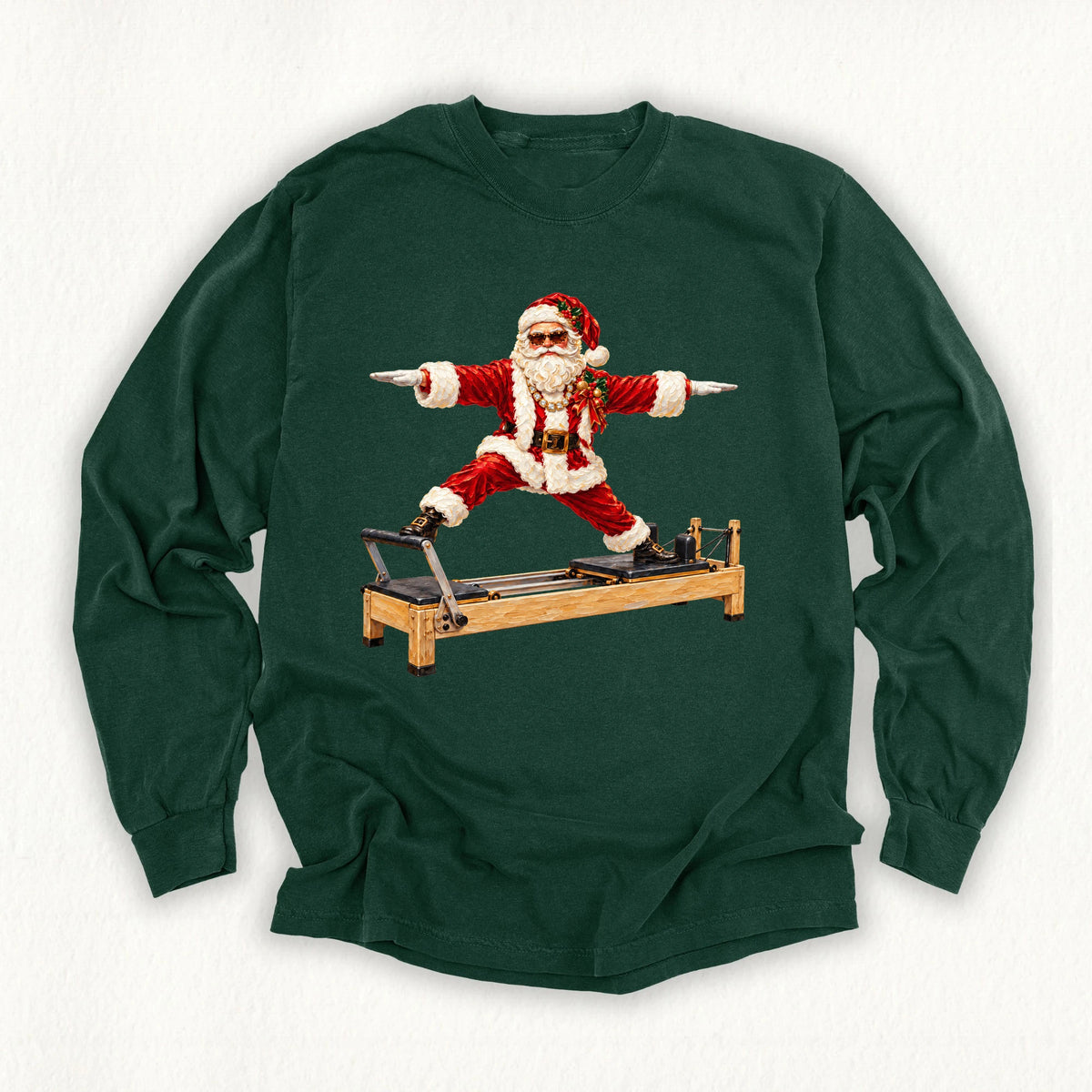Santa Reformer Side Splits Long Sleeve T-shirt