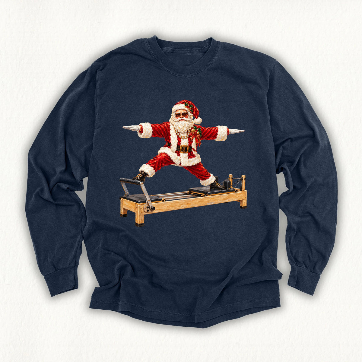 Santa Reformer Side Splits Long Sleeve T-shirt