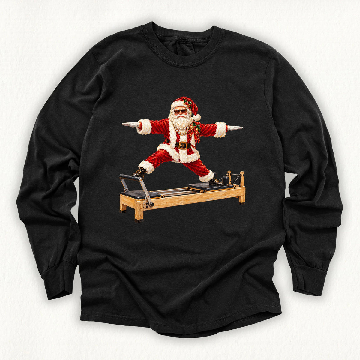 Santa Reformer Side Splits Long Sleeve T-shirt