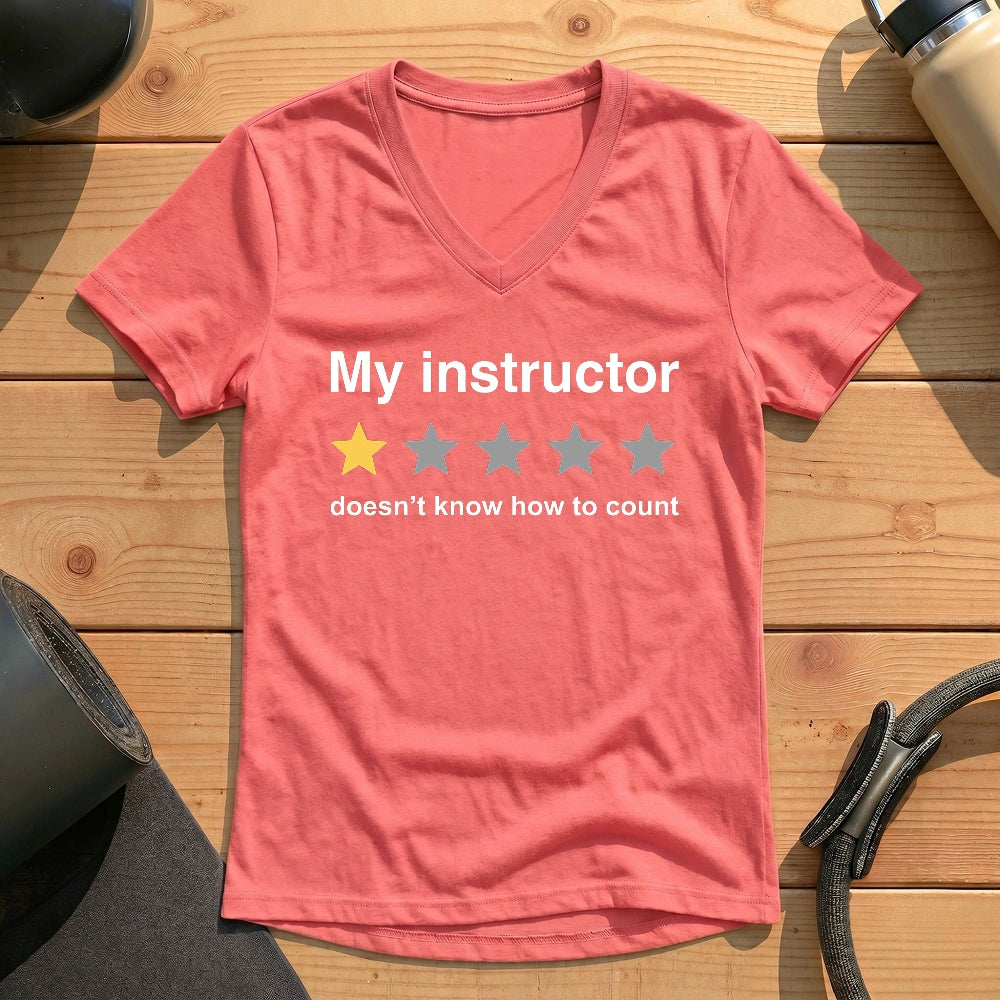 Instructor Rating Lady V-neck