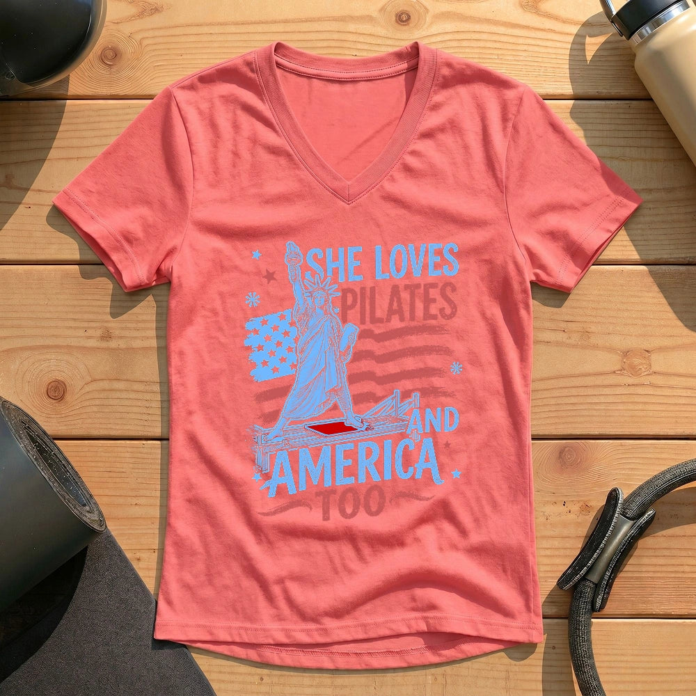 Liberty Love Pilates Lady V-neck