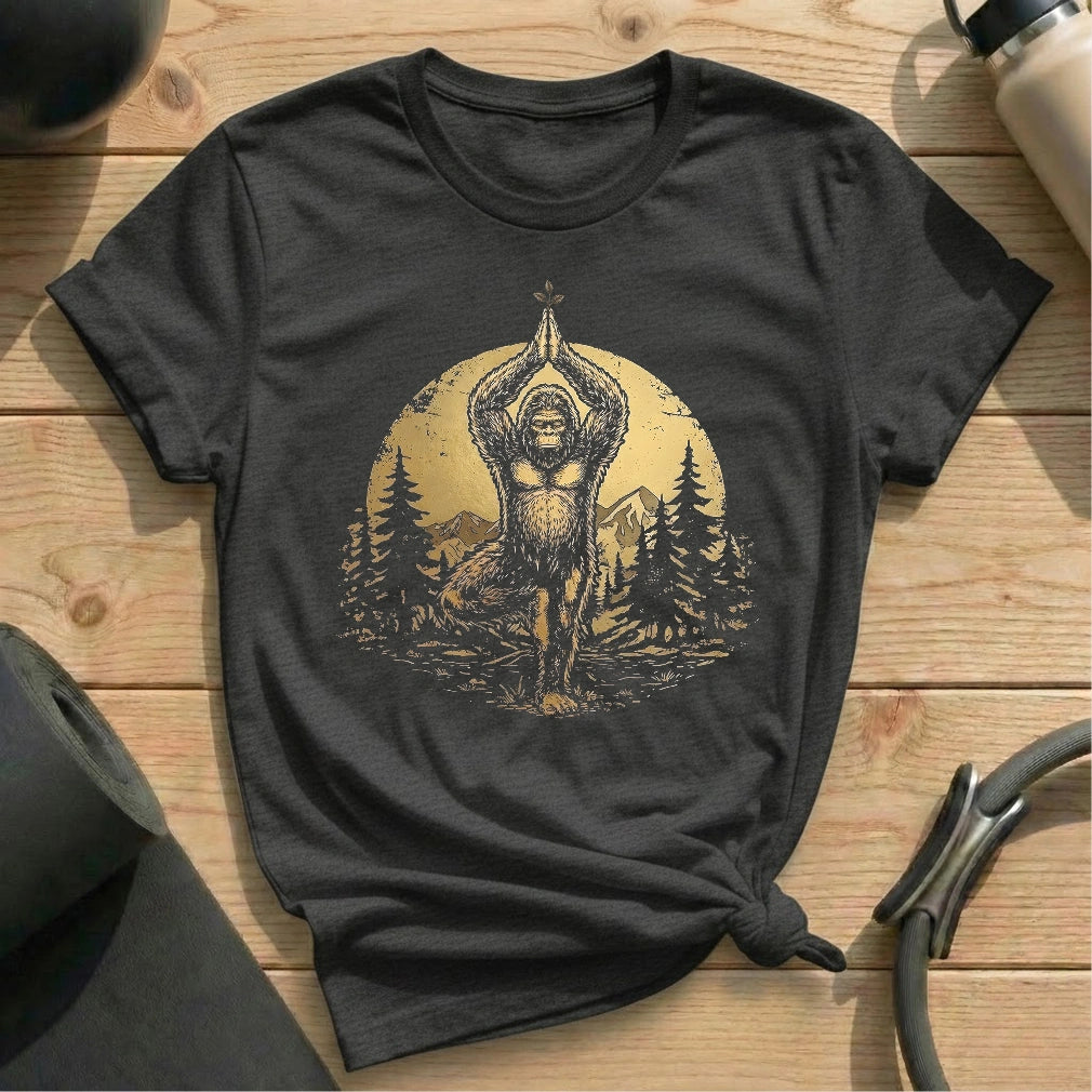 Bigfoot Tree Pose T-shirt